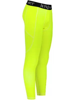 Férfi sport lábbeli hosszú prémium ALTISPORT VOJ/ALM000LEG01 FLUO-SÁRGA