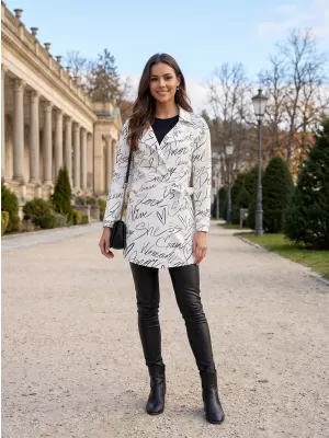 Női pulóver prémium táska ALTISPORT VOJ/ALW084MI05 FEHÉR