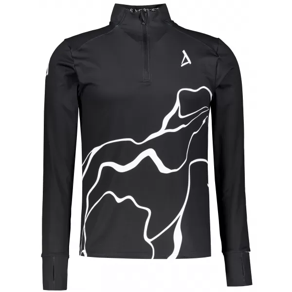  Férfi sport pulóver prémium plusz ALTISPORT VOJ/ALM073MI04 FEKETE 