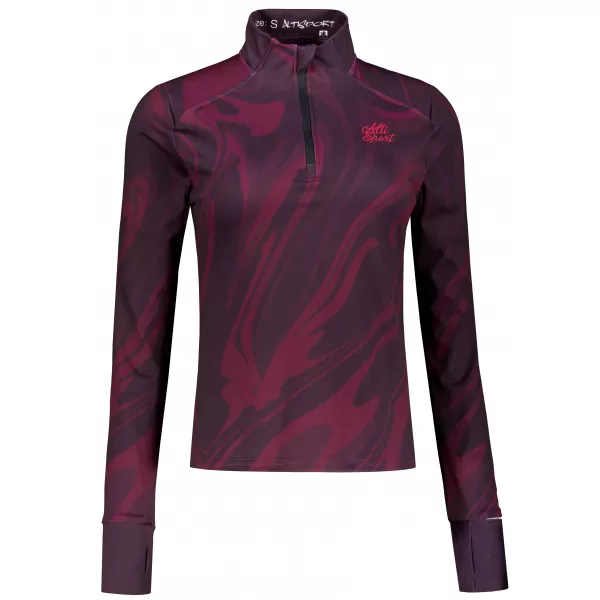  Női sport pulóver prémium plusz ALTISPORT VOJ/ALW072MI04 BORVÖRÖS 