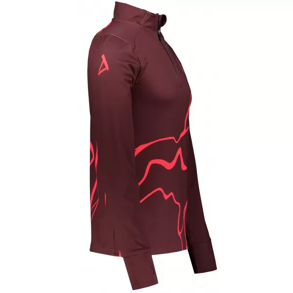  Férfi sport pulóver prémium plusz ALTISPORT VOJ/ALM073MI04 BORVÖRÖS 
