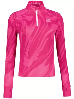 Női sport pulóver prémium plusz ALTISPORT VOJ/ALW072MI04 RÓZSASZÍNŰ
