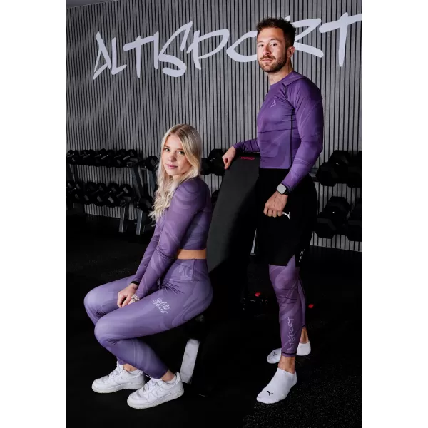  Férfi sport lábbeli hosszú prémium ALTISPORT VOJ/ALM072LEG01 LILA 