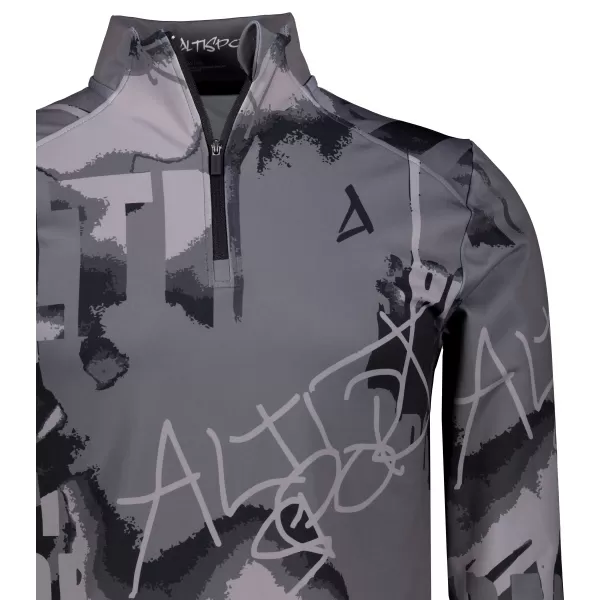  Férfi sport pulóver prémium plusz ALTISPORT VOJ/ALM076MI04 SÖTÉTSZÜRKE 
