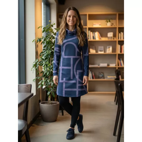  Női meghosszabbított prémium pulóver ALTISPORT VOJ/ALW085MI06 LILA 
