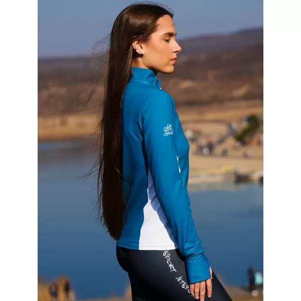 Női sport pulóver prémium plusz ALTISPORT VOJ/ALW078MI04 KEROZIN 