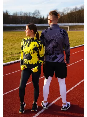 Női sport pulóver prémium plusz ALTISPORT VOJ/ALW076MI04 FLUO-SÁRGA