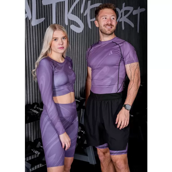  Férfi sportlányok a prémium térdénél ALTISPORT VOJ/ALM072LEG02 LILA 