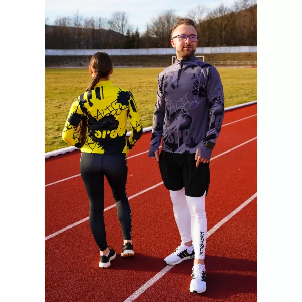  Női sport pulóver prémium plusz ALTISPORT VOJ/ALW076MI04 FLUO-SÁRGA 