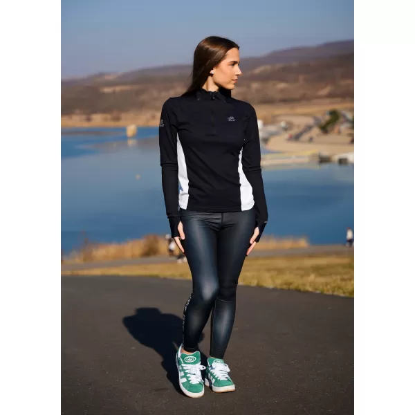  Női sport pulóver prémium plusz ALTISPORT VOJ/ALW078MI04 FEKETE 
