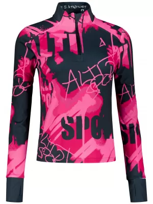 Női sport pulóver prémium plusz ALTISPORT VOJ/ALW076MI04 RÓZSASZÍNŰ