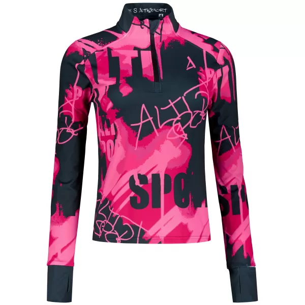  Női sport pulóver prémium plusz ALTISPORT VOJ/ALW076MI04 RÓZSASZÍNŰ 