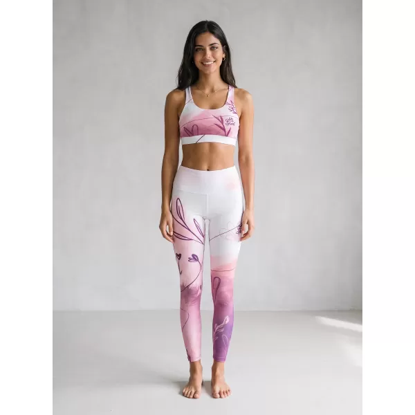  Női hosszú nadrág prémium ALTISPORT VOJ/ALW083LEG01 FEHÉR -PINK 