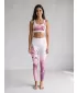 Női hosszú nadrág prémium ALTISPORT VOJ/ALW083LEG01 FEHÉR -PINK