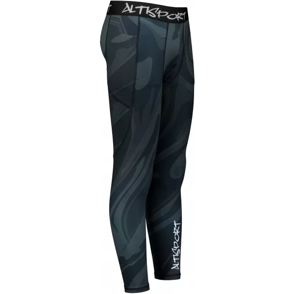  Férfi sport lábbeli hosszú prémium ALTISPORT VOJ/ALM072LEG01 FEKETE 