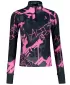Női sport pulóver prémium plusz ALTISPORT VOJ/ALW076MI04 FEKETE/FLUO RÓZSASZÍN