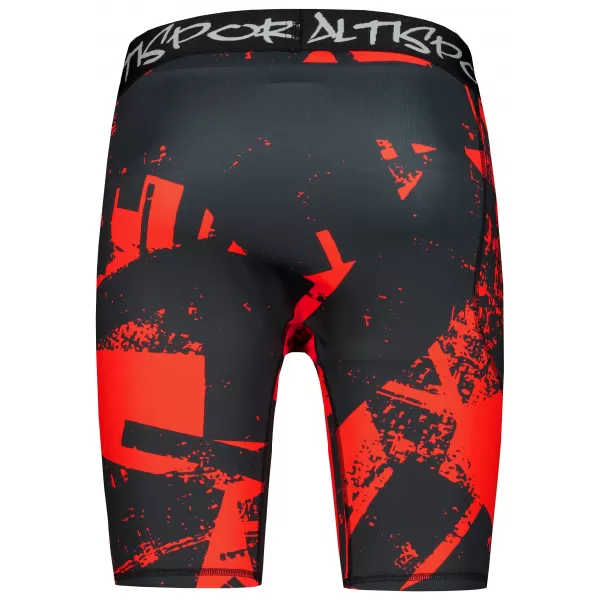 Férfi sportlányok a prémium térdénél ALTISPORT VOJ/ALM079LEG02 FEKETE -RED 