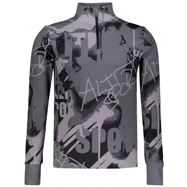  Férfi sport pulóver prémium plusz ALTISPORT VOJ/ALM076MI04 SÖTÉTSZÜRKE 