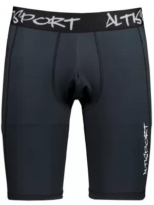 Férfi sportlányok a prémium térdénél ALTISPORT VOJ/ALM000LEG02 FEKETE