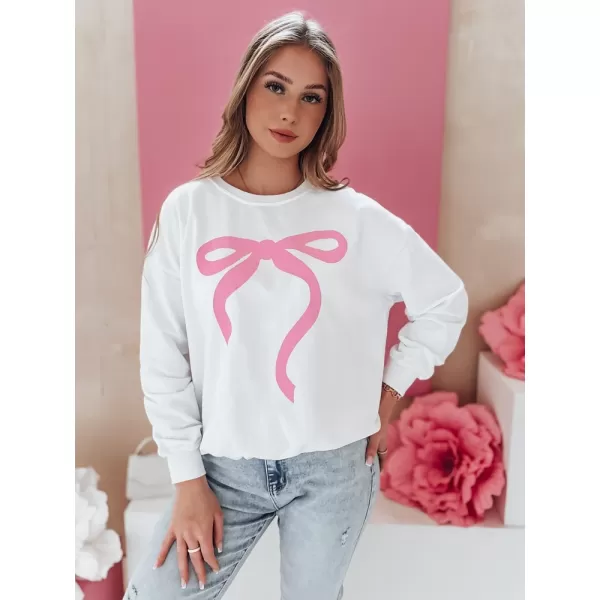  Női túlméretes pulóver DSTREET SOFTTIE BY1358 FEHÉR 