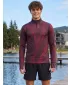 Férfi sport pulóver prémium plusz ALTISPORT VOJ/ALM072MI04 BORVÖRÖS
