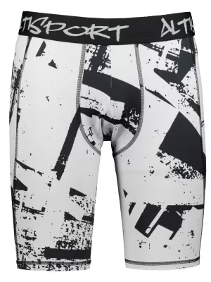 Férfi sportlányok a prémium térdénél ALTISPORT VOJ/ALM079LEG02 FEKETE -GRAY
