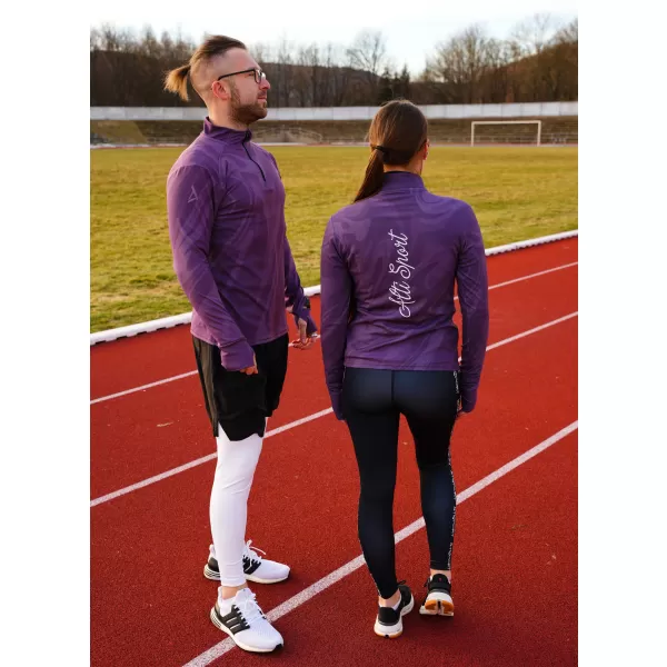  Férfi sport pulóver prémium plusz ALTISPORT VOJ/ALM072MI04 LILA 