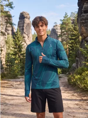 Férfi sport pulóver prémium plusz ALTISPORT VOJ/ALM072MI04 KEROZIN