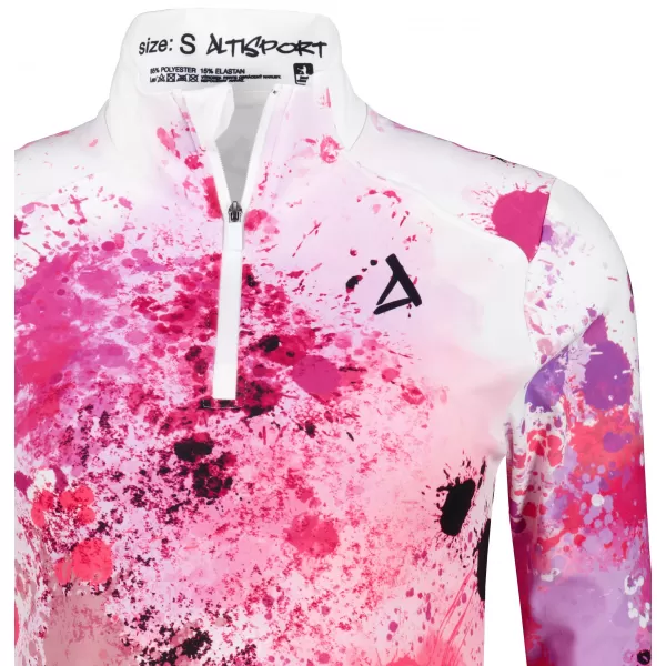  Női sport pulóver prémium plusz ALTISPORT VOJ/ALW055MI04 RÓZSASZÍN 