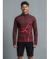 Férfi sport pulóver prémium plusz ALTISPORT VOJ/ALM073MI04 BORVÖRÖS
