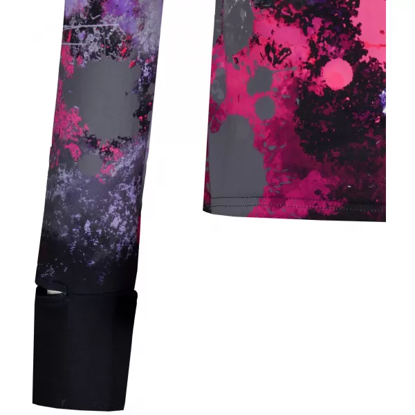  Női sport pulóver prémium plusz ALTISPORT VOJ/ALW055MI04 FEKETE -PINK 