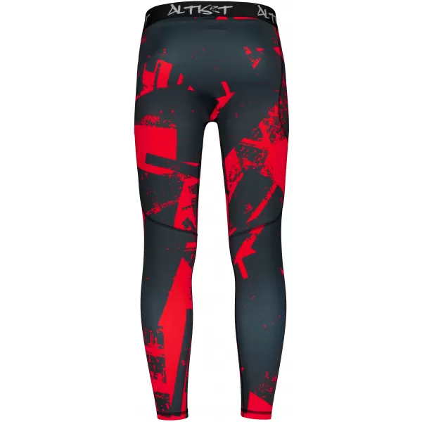  Férfi sport lábbeli hosszú prémium ALTISPORT VOJ/ALM079LEG01 FEKETE -RED 