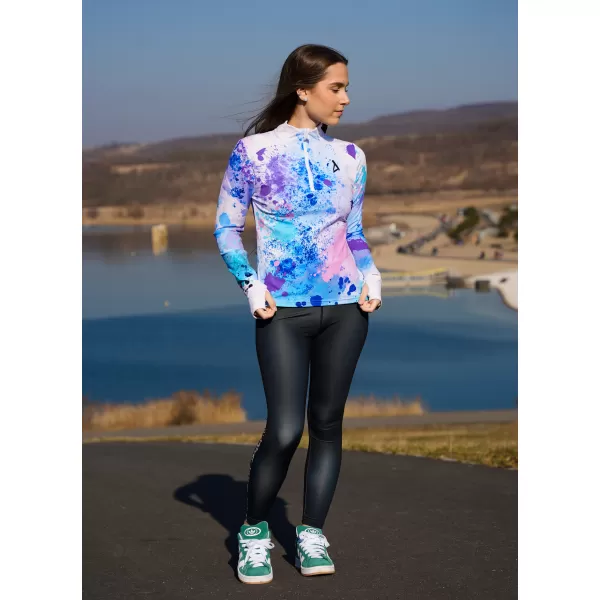  Női sport pulóver prémium plusz ALTISPORT VOJ/ALW055MI04 LILA/KÉK 