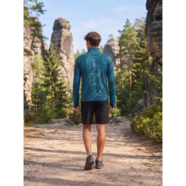  Férfi sport pulóver prémium plusz ALTISPORT VOJ/ALM072MI04 KEROZIN 