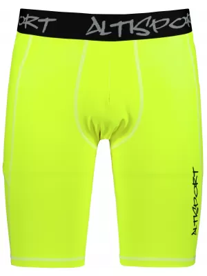Férfi sportlányok a prémium térdénél ALTISPORT VOJ/ALM000LEG02 FLUO-SÁRGA