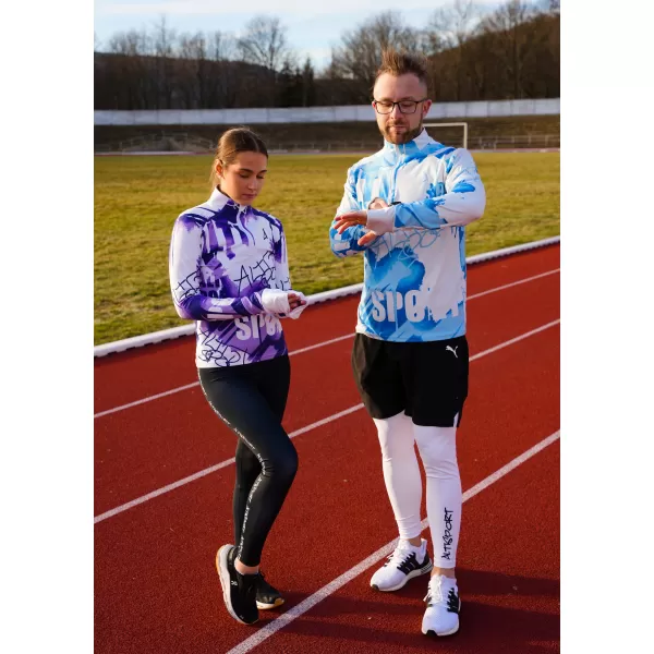 Férfi sport pulóver prémium plusz ALTISPORT VOJ/ALM076MI04 JÉG 