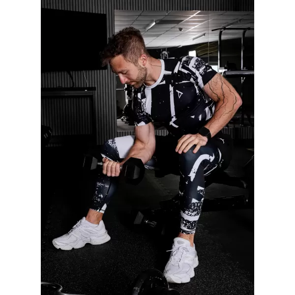  Férfi sport lábbeli hosszú prémium ALTISPORT VOJ/ALM079LEG01 FEKETE -FEHÉR 