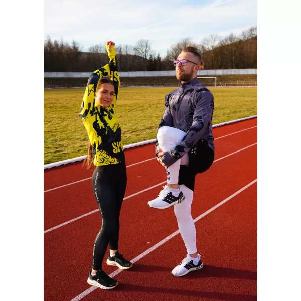  Női sport pulóver prémium plusz ALTISPORT VOJ/ALW076MI04 FLUO-SÁRGA 