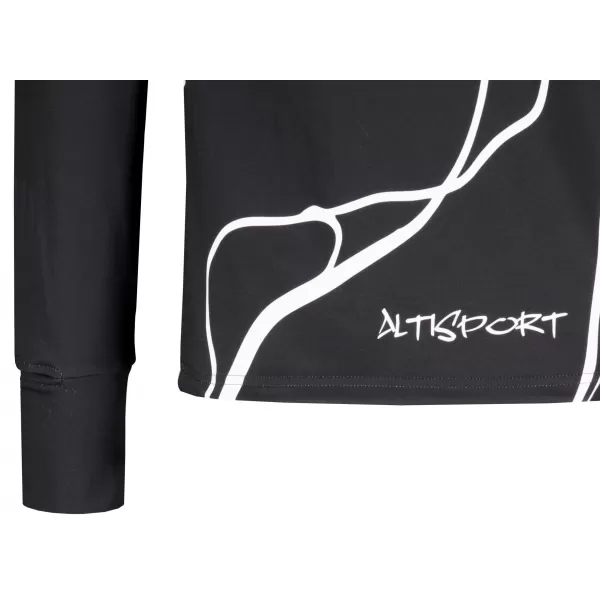  Férfi sport pulóver prémium plusz ALTISPORT VOJ/ALM073MI04 FEKETE 