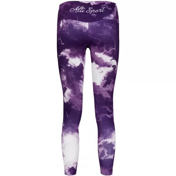  Női hosszú nadrág prémium ALTISPORT VOJ/ALW066LEG01 FEHÉR -VIOLET 