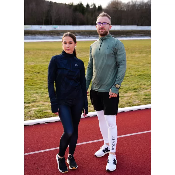  Férfi sport pulóver prémium plusz ALTISPORT VOJ/ALM072MI04 ZÖLD 