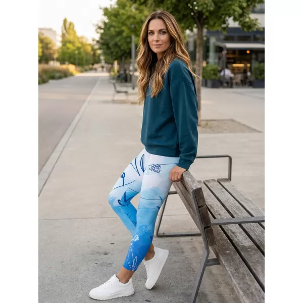  Női hosszú nadrág prémium ALTISPORT VOJ/ALW083LEG01 FEHÉR -BLUE 
