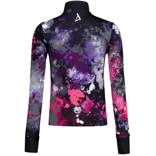  Női sport pulóver prémium plusz ALTISPORT VOJ/ALW055MI04 FEKETE -PINK 