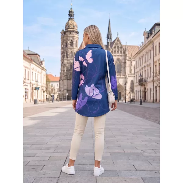  Női pulóver prémium táska ALTISPORT VOJ/ALW086MI05 SÖTÉTKÉK IBOLYA 