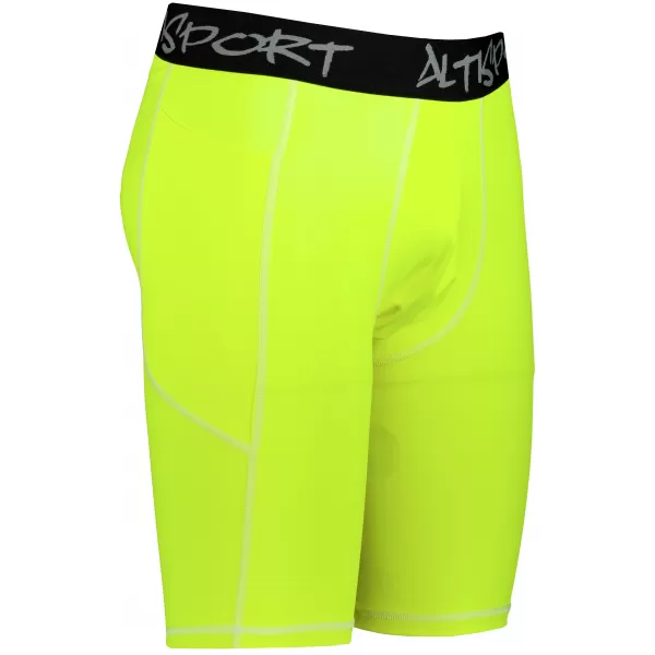  Férfi sportlányok a prémium térdénél ALTISPORT VOJ/ALM000LEG02 FLUO-SÁRGA 