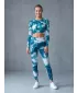 Női hosszú nadrág prémium ALTISPORT VOJ/ALW066LEG01 ZÖLDBLUE
