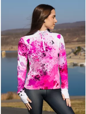 Női sport pulóver prémium plusz ALTISPORT VOJ/ALW055MI04 RÓZSASZÍN