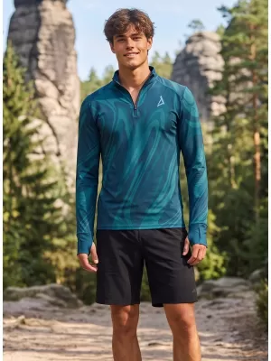Férfi sport pulóver prémium plusz ALTISPORT VOJ/ALM072MI04 KEROZIN