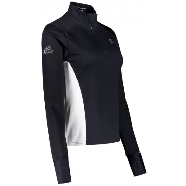  Női sport pulóver prémium plusz ALTISPORT VOJ/ALW078MI04 FEKETE 