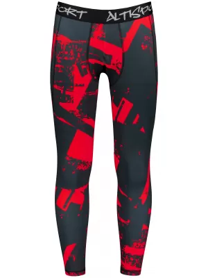 Férfi sport lábbeli hosszú prémium ALTISPORT VOJ/ALM079LEG01 FEKETE -RED